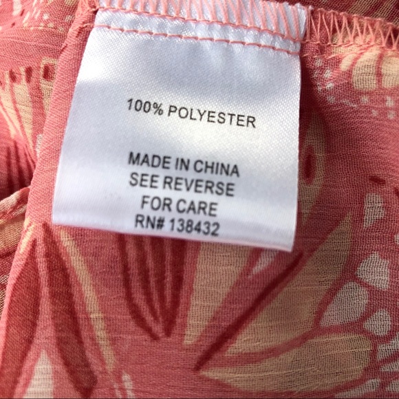 ModCloth Pink Butterfly Sheer Ruffle Tank Top - Picture 7 of 8